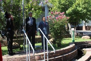 15 August, 2017 Singing of National Anthem