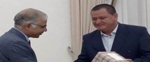 03 October, 2019 Ambassador Santosh Jha had a very warm and cordial meeting with the Governor of Fergana, H.E. Mr. Ganiev Shuhrat. Issues of intensifying ties in all spheres of India-Uzbekistan relations were discussed.