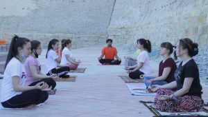 09 June, 2020 Yoga Session in Bukhara Ark Fortress and Bukhara State University