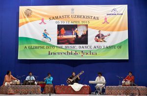 Fusion Concert by Pt. Prateek Chaudhuri and group at Namaste Uzbekistan event in Tashkent