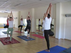 18 June, 2015 Yoga Demo at Tashkent Ulugbek International School
