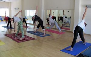 18 June, 2015 Yoga Demo at Tashkent Ulugbek International School