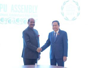 Indian Parliamentary Delegation led by Hon’ble Lok Sabha Speaker Shri Om Birla attend150th Assembly of IPU held on 5-9 April, 2025 in Tashkent.