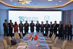 Indian Parliamentary Delegation led by Hon’ble Lok Sabha Speaker Shri Om Birla attend150th Assembly of IPU held on 5-9 April, 2025 in Tashkent.